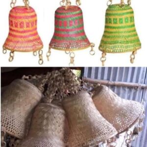Lampshade Bell 3 chain Natural (Without Electrical Accessories)