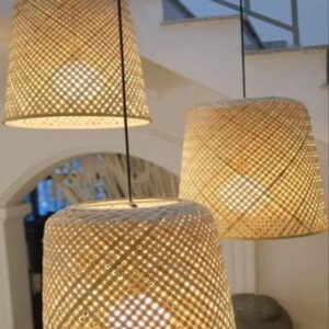 Lampshade  Cylindrical Natural   (Without Electrical  Accessories)